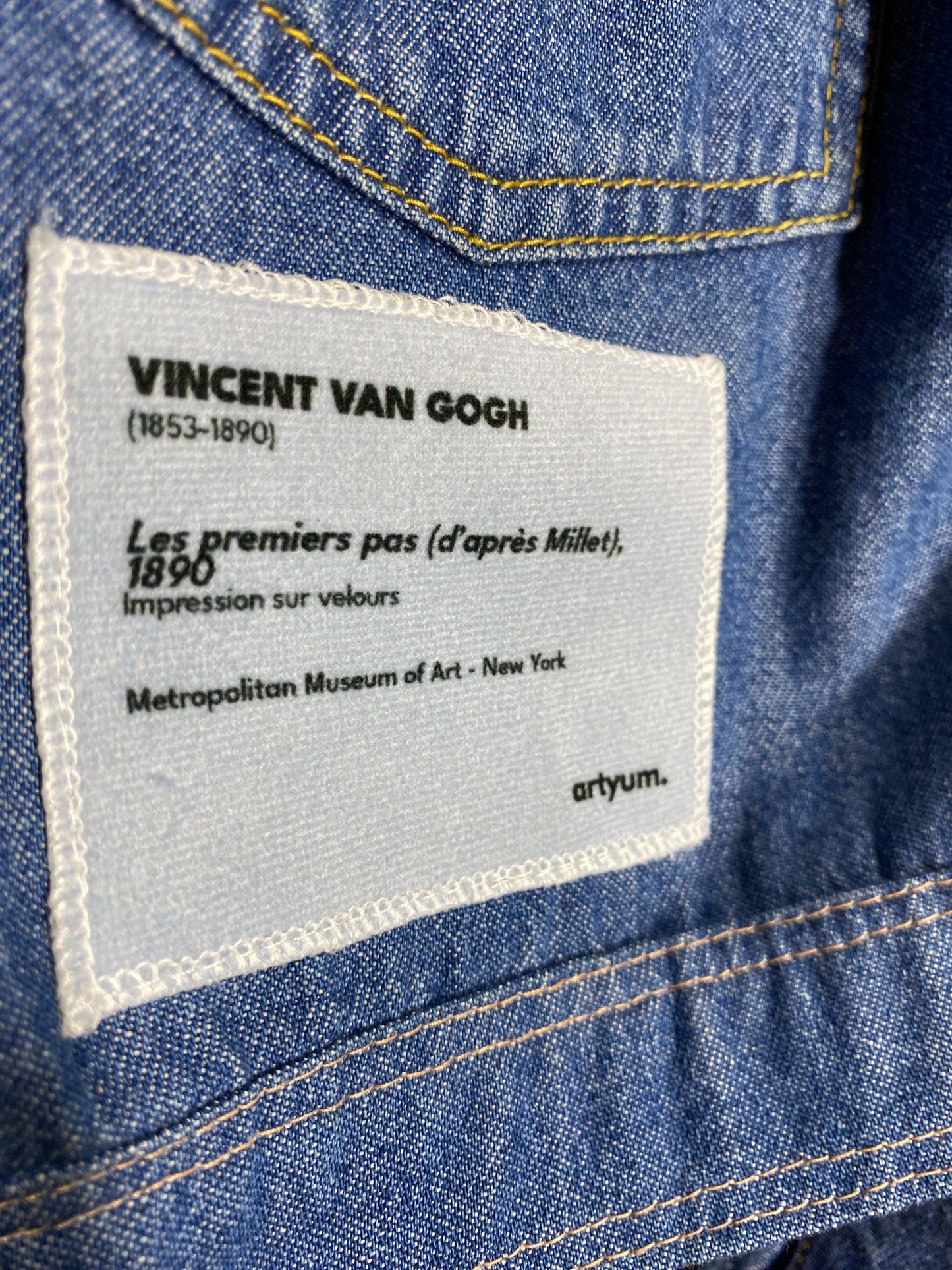 Veste en jean - Vincent Van Gogh - ARTYUM